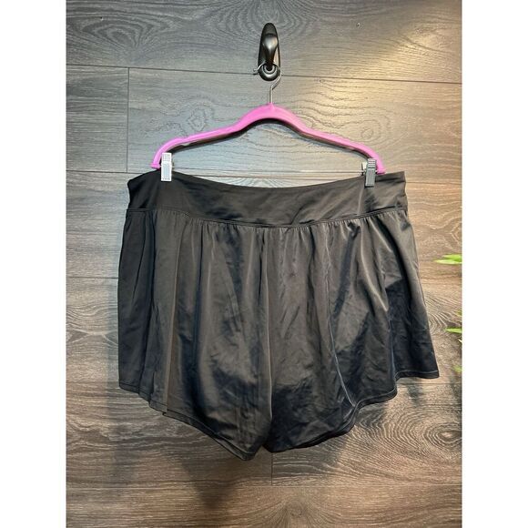 Swim Solutions Plus Size Swim Shorts, Style 525044X, Black, 22W,  MSRP $64. NWT! - Picture 4 of 9